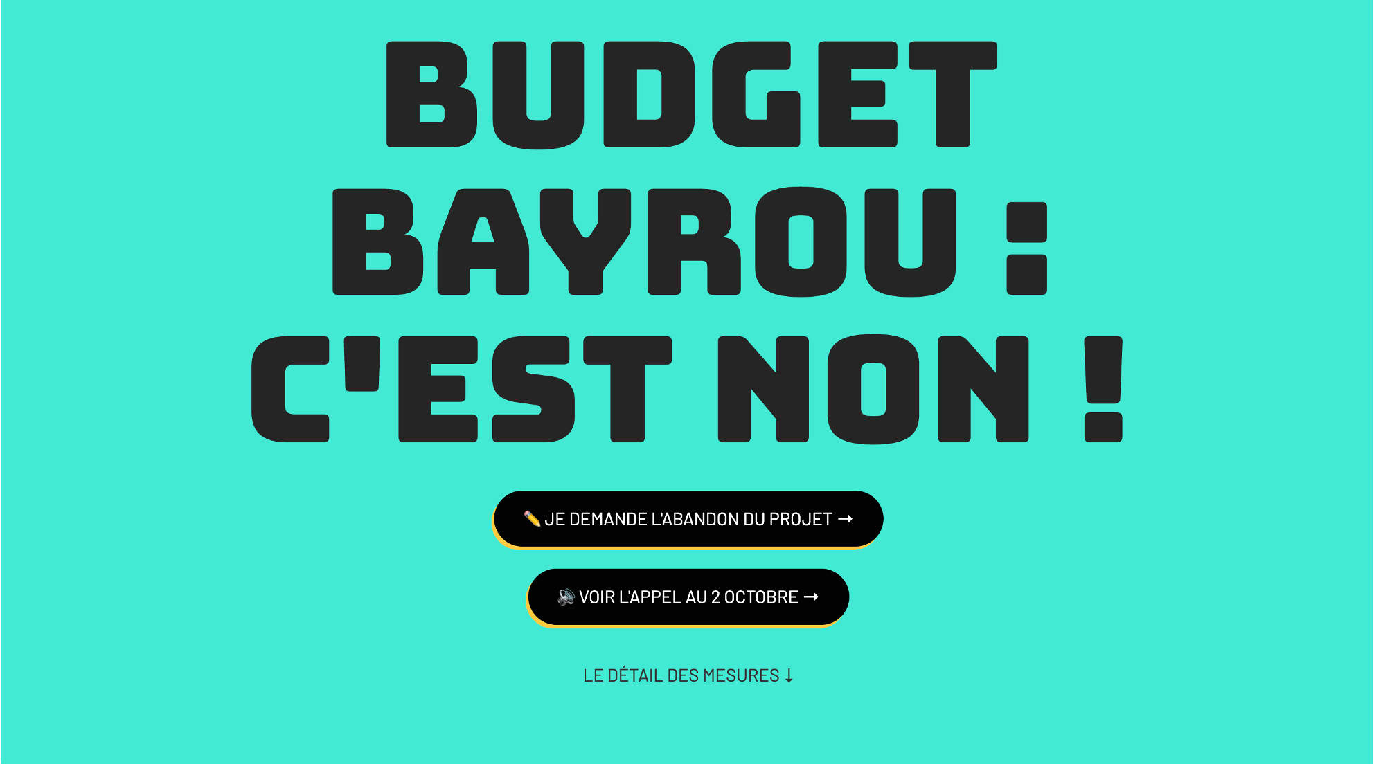 Budget Bayrou